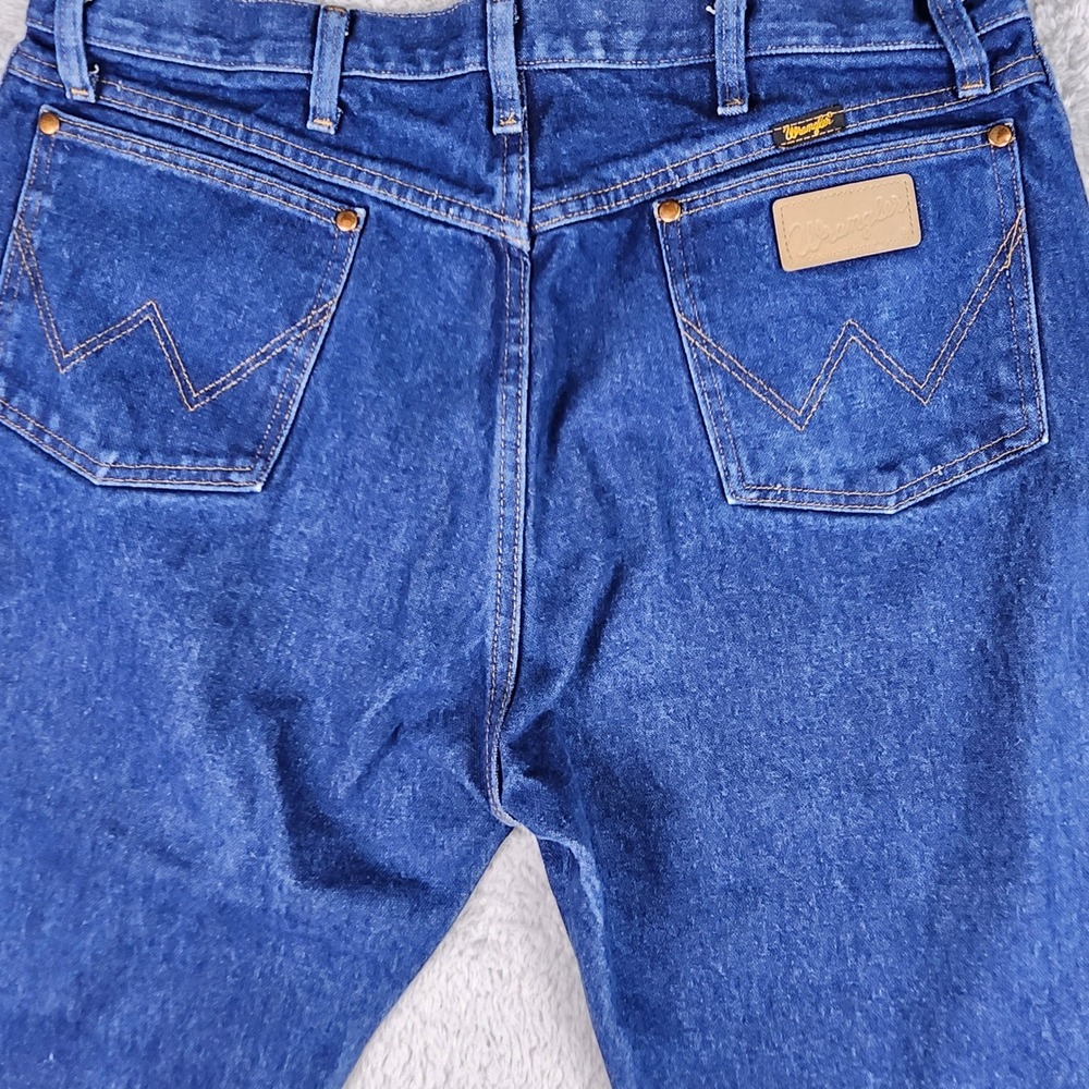 Wrangler Jeans Mens 40x36 Blue (Fit 38x35) Cowboy Cut Original Fit 13MWZ Western - Picture 9 of 9